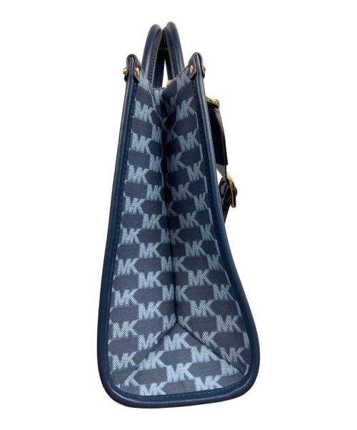 MICHAEL KORS（マイケル・コース）MICHAEL KORS (マイケル・コース) 2WAYミレラトートバッグ ブルーの古着・服飾アイテム