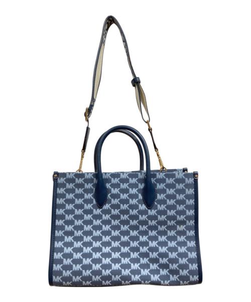 MICHAEL KORS（マイケル・コース）MICHAEL KORS (マイケル・コース) 2WAYミレラトートバッグ ブルーの古着・服飾アイテム