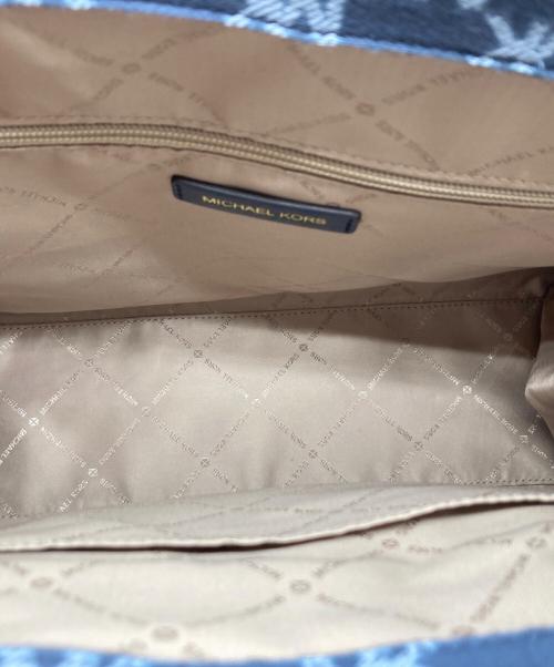 MICHAEL KORS（マイケル・コース）MICHAEL KORS (マイケル・コース) 2WAYミレラトートバッグ ブルーの古着・服飾アイテム