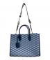 中古・古着 MICHAEL KORS (マイケル・コース) 2WAYミレラトートバッグ ブルー：9000円