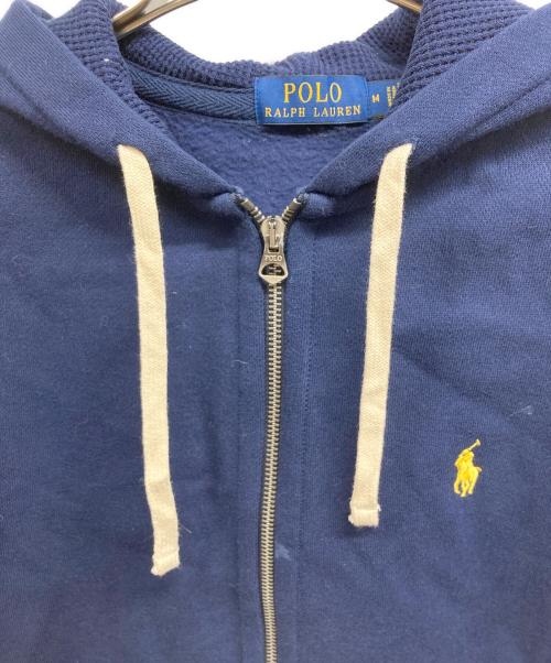 POLO RALPH LAUREN（ポロ・ラルフローレン）POLO RALPH LAUREN (ポロ・ラルフローレン) ジップパーカー ネイビー サイズ:Mの古着・服飾アイテム