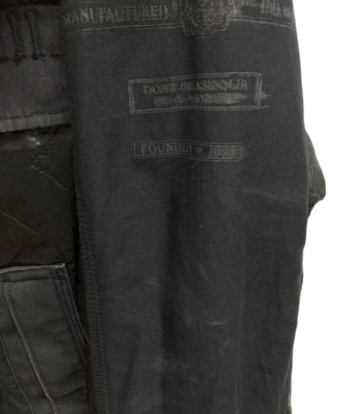 DIESEL（ディーゼル）DIESEL (ディーゼル) 切替デザインフーデッドコート ブラック サイズ:Mの古着・服飾アイテム