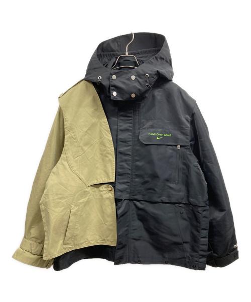 NIKE（ナイキ）NIKE (ナイキ) FENG CHEN WANG (フェンチェンワン) トランスフォームジャケット ベージュ×ブラック サイズ:Lの古着・服飾アイテム