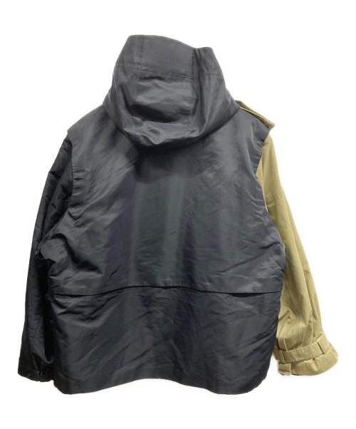 NIKE（ナイキ）NIKE (ナイキ) FENG CHEN WANG (フェンチェンワン) トランスフォームジャケット ベージュ×ブラック サイズ:Lの古着・服飾アイテム