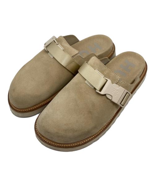 HUGO BOSS（ヒューゴ ボス）HUGO BOSS (ヒューゴ ボス) バックル ストラップ スエード スリッポン ベージュ サイズ:US11の古着・服飾アイテム