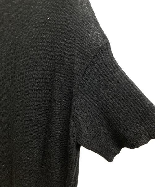 REGULATION Yohji Yamamoto（レギュレーションヨウジヤマモト）REGULATION Yohji Yamamoto (レギュレーションヨウジヤマモト) 半袖ワンピース ブラック サイズ:2の古着・服飾アイテム