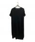 REGULATION Yohji Yamamoto (レギュレーションヨウジヤマモト) 半袖ワンピース ブラック サイズ:2：12000円