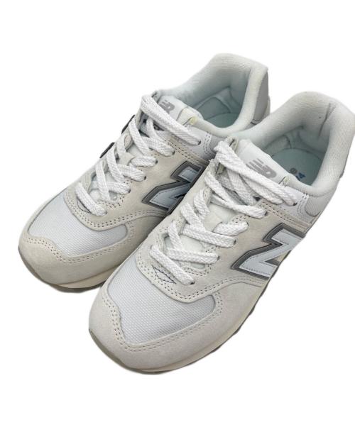 NEW BALANCE（ニューバランス）NEW BALANCE (ニューバランス) U574WPG ローカットスニーカー ホワイト サイズ:US6.5の古着・服飾アイテム