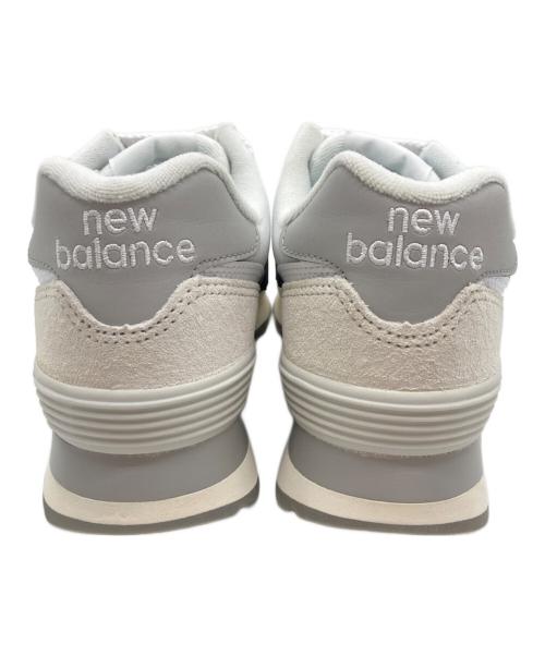 NEW BALANCE（ニューバランス）NEW BALANCE (ニューバランス) U574WPG ローカットスニーカー ホワイト サイズ:US6.5の古着・服飾アイテム
