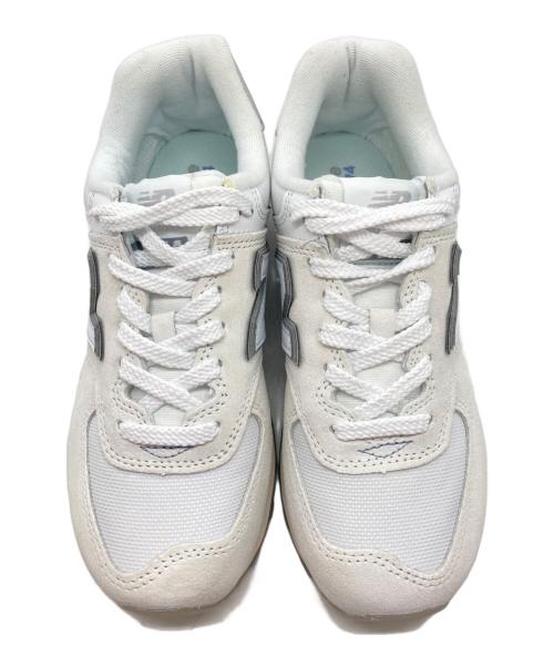 NEW BALANCE（ニューバランス）NEW BALANCE (ニューバランス) U574WPG ローカットスニーカー ホワイト サイズ:US6.5の古着・服飾アイテム
