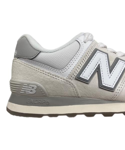 NEW BALANCE（ニューバランス）NEW BALANCE (ニューバランス) U574WPG ローカットスニーカー ホワイト サイズ:US6.5の古着・服飾アイテム