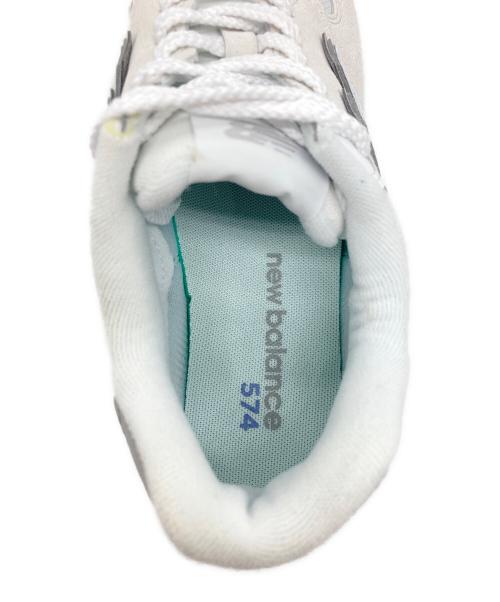 NEW BALANCE（ニューバランス）NEW BALANCE (ニューバランス) U574WPG ローカットスニーカー ホワイト サイズ:US6.5の古着・服飾アイテム