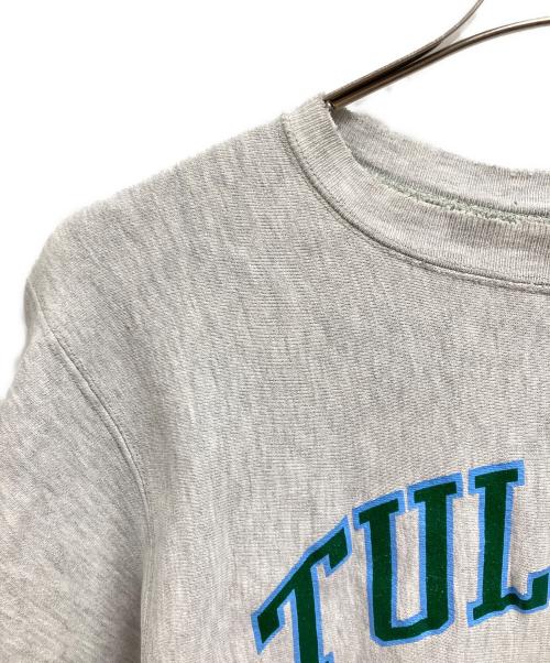 Champion REVERSE WEAVE（チャンピオン リバース ウィーブ）Champion REVERSE WEAVE (チャンピオン リバース ウィーブ) 90’s プリントスウェット グレー サイズ:Lの古着・服飾アイテム