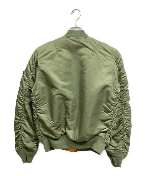 ALPHA（アルファ）ALPHA (アルファ) MA-1ジャケット グリーン サイズ:Ｓの古着・服飾アイテム