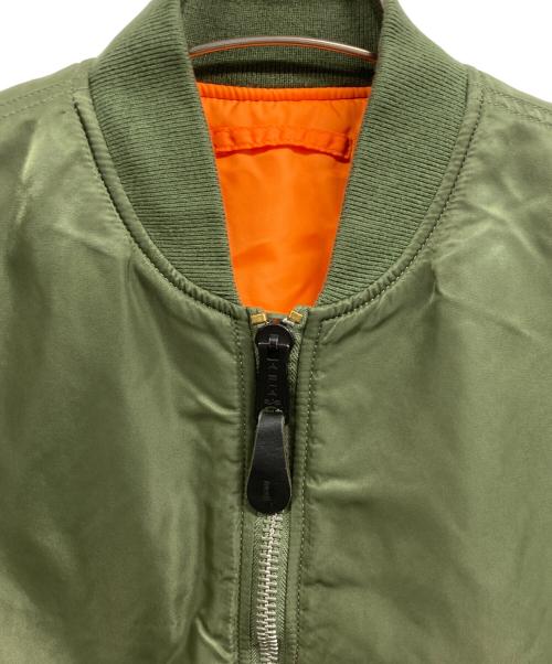 ALPHA（アルファ）ALPHA (アルファ) MA-1ジャケット グリーン サイズ:Ｓの古着・服飾アイテム