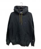 X-GIRL×Champion REVERSE WEAVEエックスガール×チャンピオン リバース ウィーブ）の古着「プルオーバーパーカー」｜ブラック