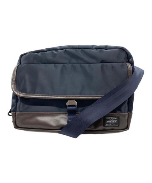 PORTER（ポーター）PORTER (ポーター) PORTER STORM ショルダーバッグ ネイビーの古着・服飾アイテム