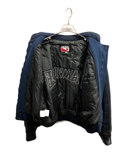 CANADA（カナダ）CANADA (カナダ) スタジャン ネイビー サイズ:Mの古着・服飾アイテム