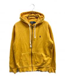 POLO RALPH LAUREN（ポロ・ラルフローレン）の古着「ジップパーカー/POLO RALPH LAURENパーカー」｜イエロー