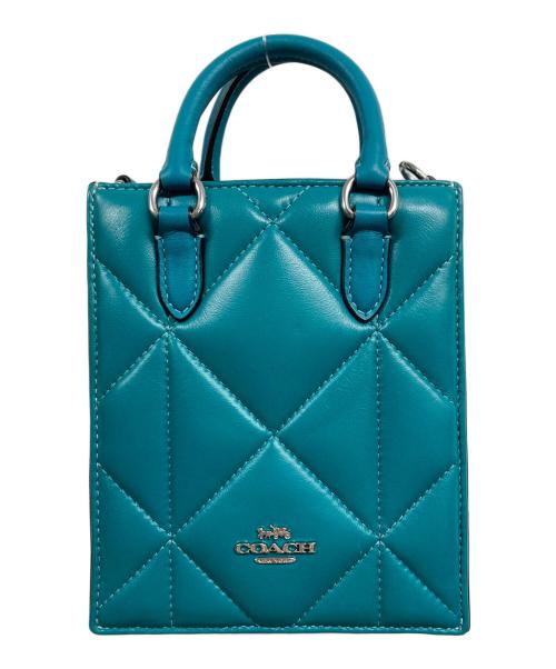 COACH（コーチ）COACH (コーチ) ショルダーポーチ ブルーの古着・服飾アイテム