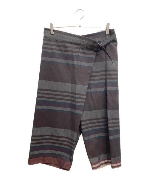 me ISSEY MIYAKE（ミーイッセイ ミヤケ）me ISSEY MIYAKE (ミーイッセイ ミヤケ) ガウチョパンツ ブラック サイズ:FREEの古着・服飾アイテム