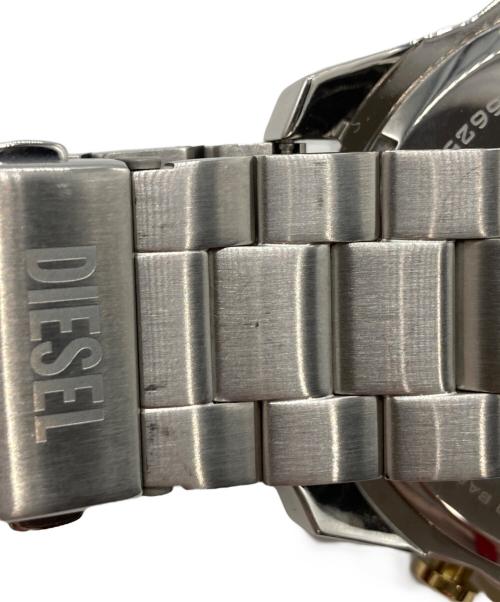 DIESEL（ディーゼル）DIESEL (ディーゼル) クロノグラフ シルバー×ゴールドの古着・服飾アイテム