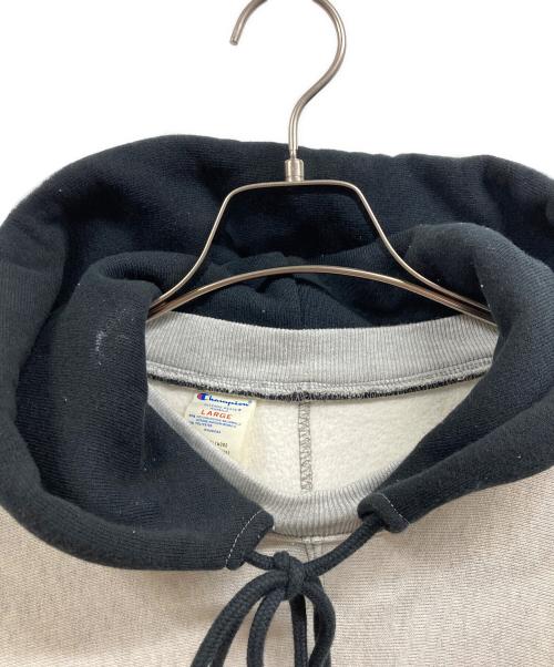 Champion（チャンピオン）Champion (チャンピオン) N.HOOLYWOOD (エヌ ハリウッド) HOODED SWEATSHIRT グレー サイズ:XLの古着・服飾アイテム