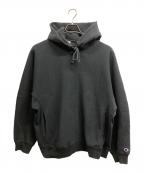 Champion×N.HOOLYWOODチャンピオン×エヌ ハリウッド）の古着「NEW WEAVE HOODED SWEATSHIRT」｜ブラック