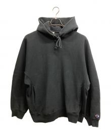 Champion×N.HOOLYWOOD（チャンピオン×エヌ ハリウッド）の古着「NEW WEAVE HOODED SWEATSHIRT」｜ブラック