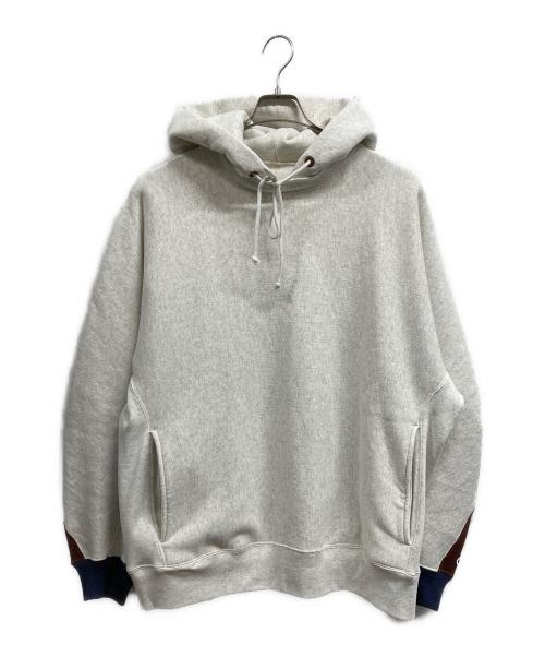 Champion（チャンピオン）Champion (チャンピオン) N.HOOLYWOOD (エヌ ハリウッド) REVERSE WEAVE HOODED SWEATSHIRT. グレー サイズ:XLの古着・服飾アイテム