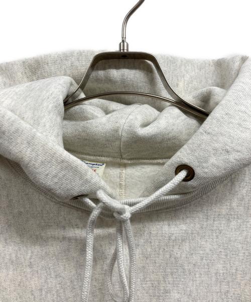 Champion（チャンピオン）Champion (チャンピオン) N.HOOLYWOOD (エヌ ハリウッド) REVERSE WEAVE HOODED SWEATSHIRT. グレー サイズ:XLの古着・服飾アイテム