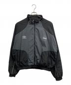 UMBRO×BOILER ROOMアンブロ×ボイラールーム）の古着「Shell Jacket」｜ブラック×グレー