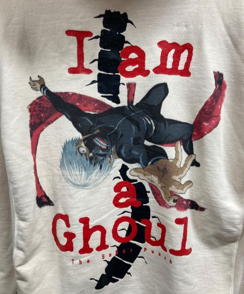 THE SUGAR PUNCH（シュガーパンチ）THE SUGAR PUNCH (シュガーパンチ) 東京喰種 (トーキョーグール) TOKYO GHOUL Hoodie ベージュ サイズ:Ｓの古着・服飾アイテム