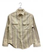 RRLダブルアールエル）の古着「チェックシャツ」｜アイボリー