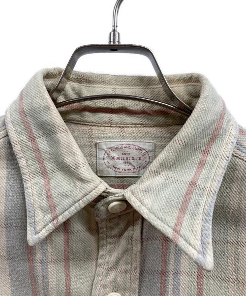RRL（ダブルアールエル）RRL (ダブルアールエル) チェックシャツ アイボリー サイズ:不明の古着・服飾アイテム