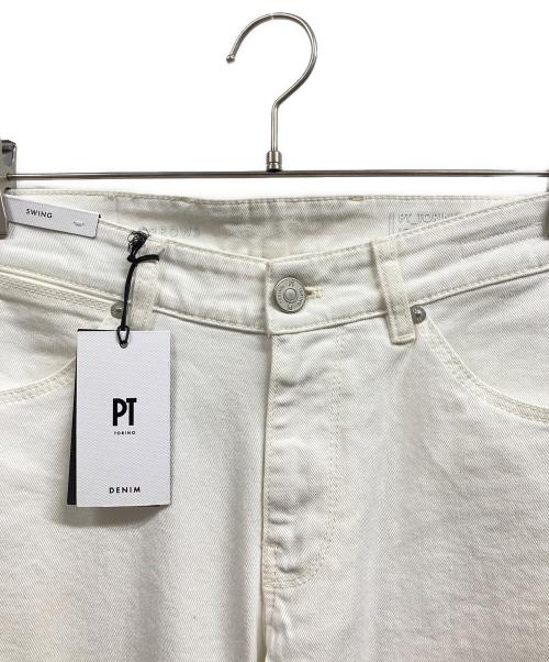PT TORINO（ピーティートリノ）PT TORINO (ピーティートリノ) SWING デニムパンツ ホワイト サイズ:32の古着・服飾アイテム