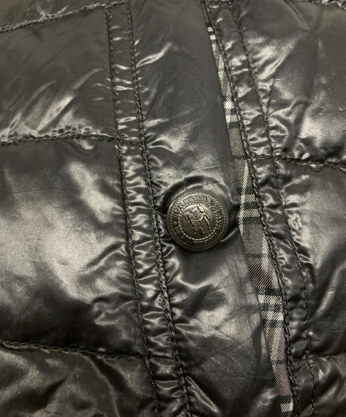 BURBERRY BLACK LABEL（バーバリーブラックレーベル）BURBERRY BLACK LABEL (バーバリーブラックレーベル) ダウンベスト/BURBERRY BLACK LABEL/BURBERRYダウン ブラック サイズ:Lの古着・服飾アイテム