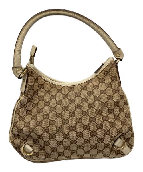 GUCCI（グッチ）GUCCI (グッチ) ワンハンドバッグ ブラウンの古着・服飾アイテム