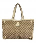 GUCCIグッチ）の古着「トートバッグ」｜ブラウン