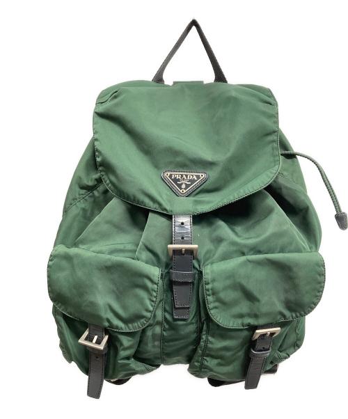 PRADA（プラダ）PRADA (プラダ) ナイロンリュック グリーンの古着・服飾アイテム