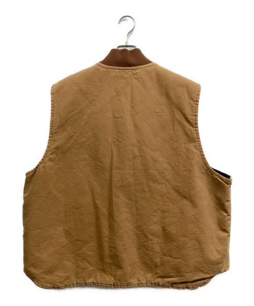 CarHartt（カーハート）CarHartt (カーハート) ダックベスト ブラウン サイズ:2XLの古着・服飾アイテム