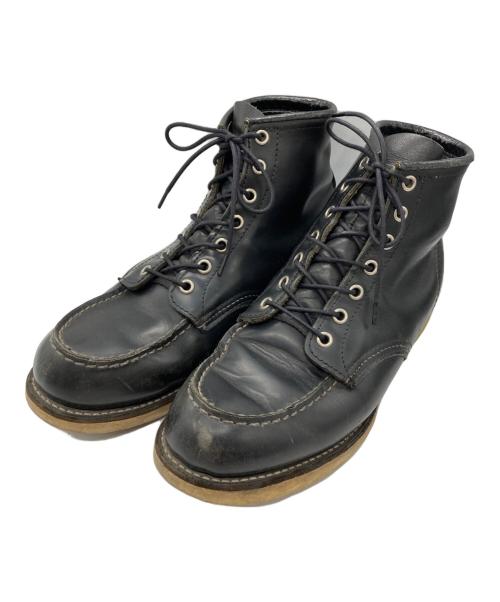 RED WING（レッドウィング）RED WING (レッドウィング) IRISH SETTER MOC TOE BOOTS ブラック サイズ:SIZE 8 1/2の古着・服飾アイテム