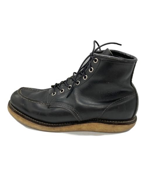 RED WING（レッドウィング）RED WING (レッドウィング) IRISH SETTER MOC TOE BOOTS ブラック サイズ:SIZE 8 1/2の古着・服飾アイテム