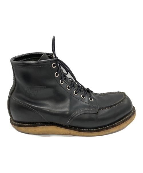 RED WING（レッドウィング）RED WING (レッドウィング) IRISH SETTER MOC TOE BOOTS ブラック サイズ:SIZE 8 1/2の古着・服飾アイテム