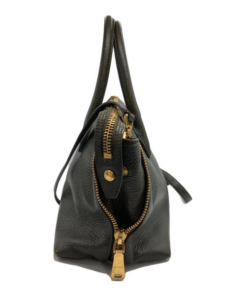 MIU MIU（ミュウミュウ）MIU MIU (ミュウミュウ) 2WAYショルダーバッグ グリーンの古着・服飾アイテム