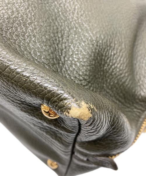 MIU MIU（ミュウミュウ）MIU MIU (ミュウミュウ) 2WAYショルダーバッグ グリーンの古着・服飾アイテム