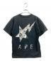 BAPESTA (ベイプスタ) プリントTシャツ ブラック サイズ:M：8000円