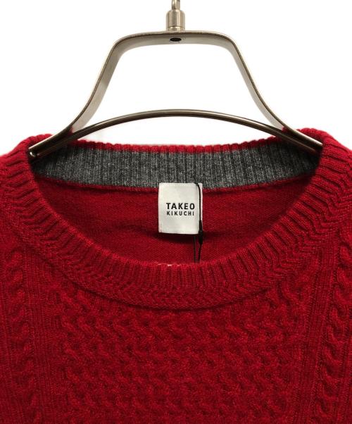 TAKEO KIKUCHI（タケオキクチ）TAKEO KIKUCHI (タケオキクチ) カシミヤニット ブラック サイズ:3 未使用品の古着・服飾アイテム