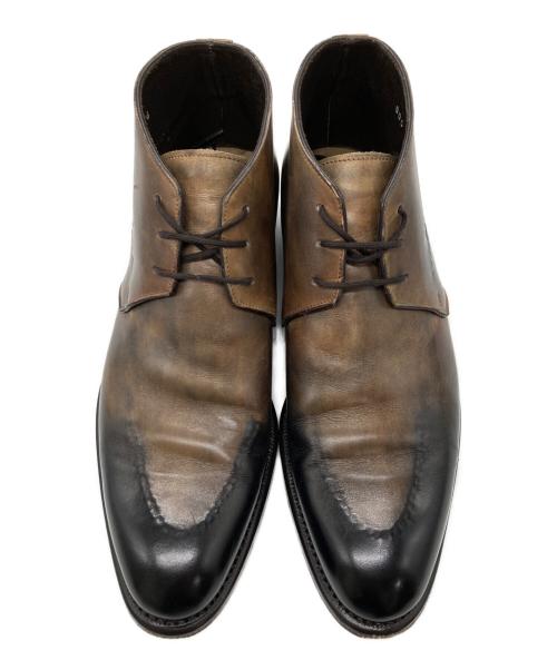 harriss（ハリス）Harriss (ハリス) チャッカーブーツ ブラウン サイズ:US6の古着・服飾アイテム