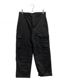 HOUSTON（ヒューストン）の古着「FRENCH MILITARY M-47 PANTS」｜ブラック